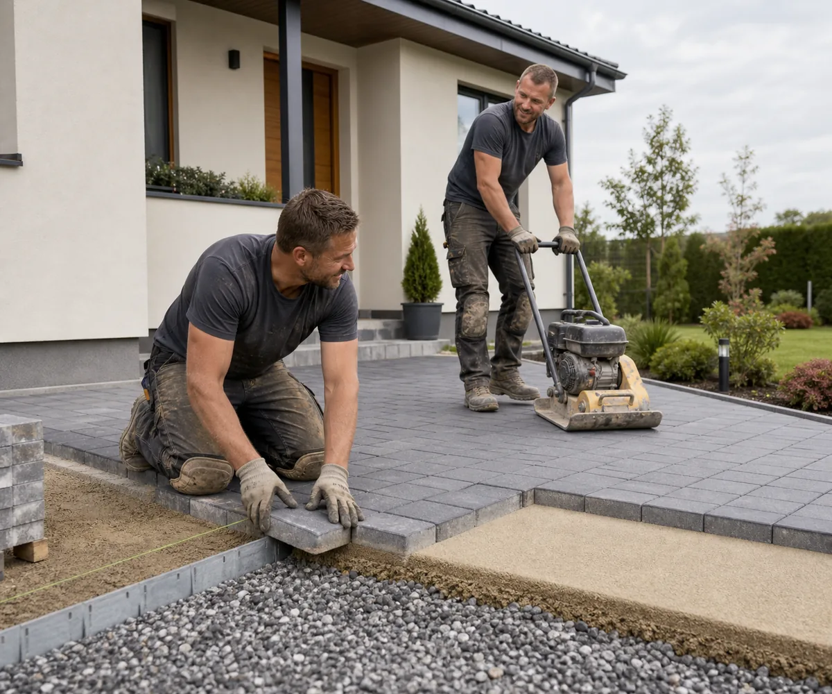 Modern térburkolat – megvalósult építési projekt