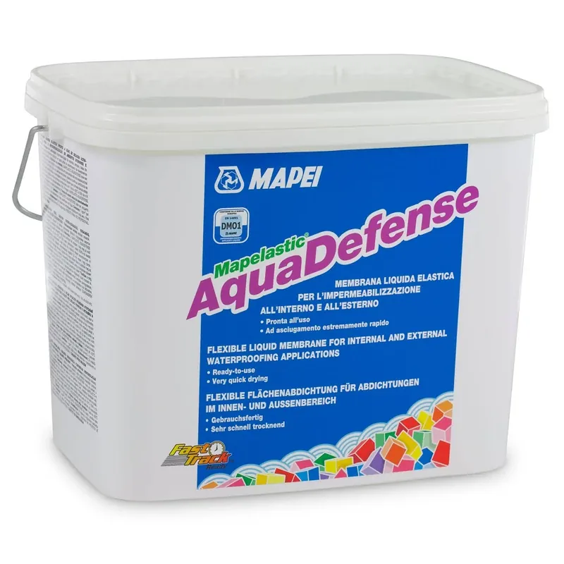 Mapei Mapelastic AquaDefense kenhető vízszigetelés vödörben